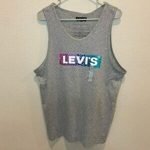 Men’s Levi’s Gray Tank Top Shirt Size Large NWT Gift